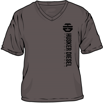 Husker Diesel  - Husker Diesel Womens Charcoal HD T-Shirt