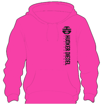 Husker Diesel  - PINK Husker Diesel Adult HD Hoodie