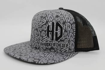 Husker Diesel  - Husker Diesel Screen Printed Flat Bill Hat 