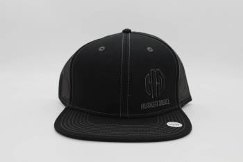Husker Diesel  - Husker Diesel Black Flat Bill Snapback