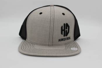 Husker Diesel  - Husker Diesel Grey Flat Bill Snapback