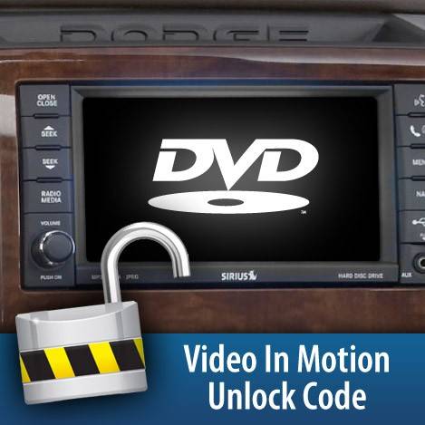 2010 2012 Dodge Video In Motion Unlock Code